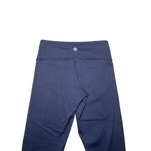 Lululemon Wunder Under Crop II Trainer Pants Blue Tights Leggings Wmns Size 2